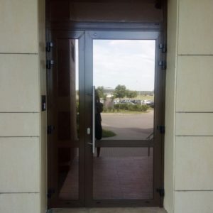 Алюминиевая дверь в подъезд GFTD850 Алюминиевая дверь в подъезд GFTD850