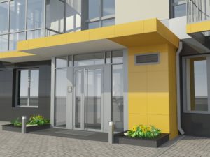 Входные группы для многоквартирных домов